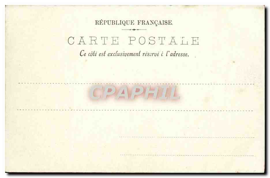 Pierrefonds — Vue Générale (Côté Sud-Ouest du Château) — LL. n°40 — Rückseite