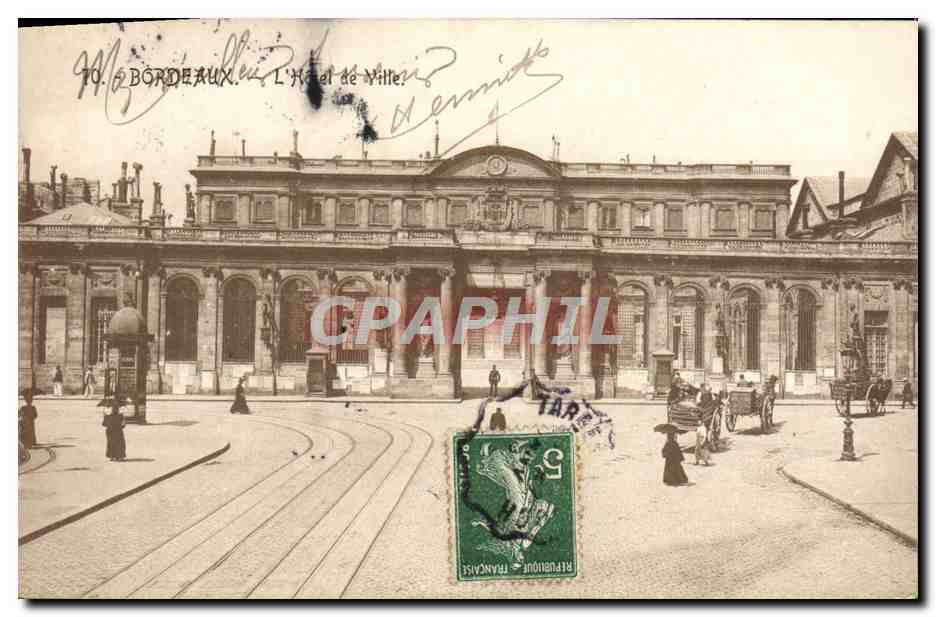 CPA Bordeaux L'Hotel De Ville