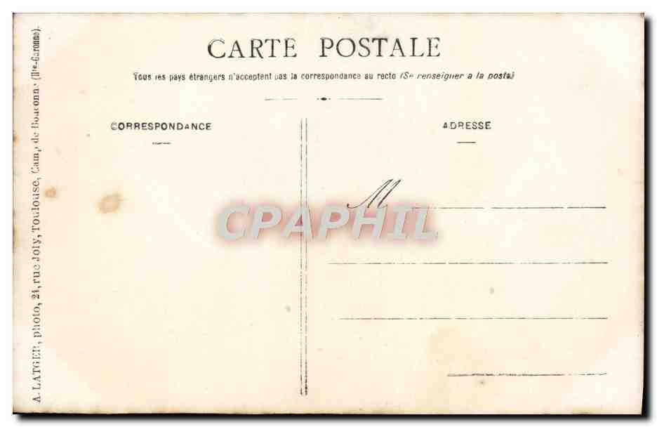 Soldats en tenue de campagne — camp militaire — A. LATEGIER, Toulouse — Reverso