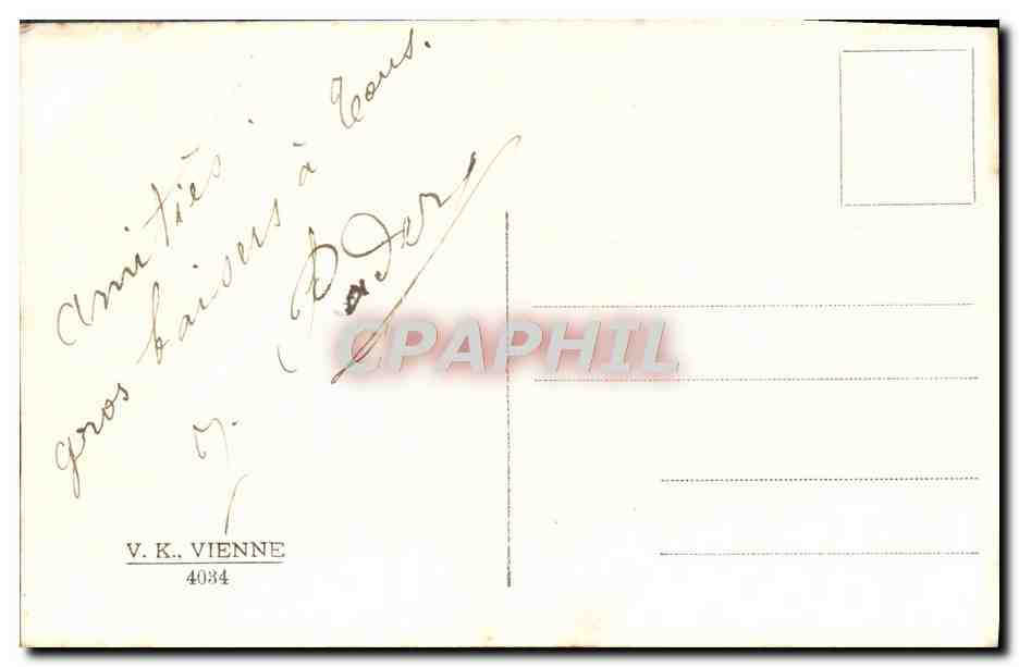 CPA Joyeuses Paques Femme enfant Coq Poule  — Verso