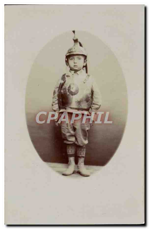 CARTE PHOTO Enfant Soldat Militaria 