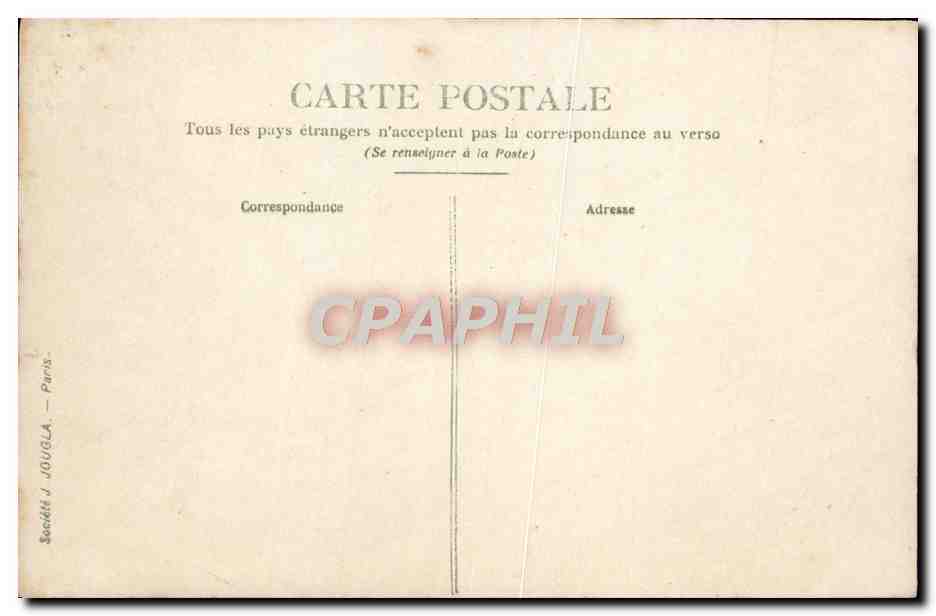 CARTE PHOTO Enfants  — Rückseite