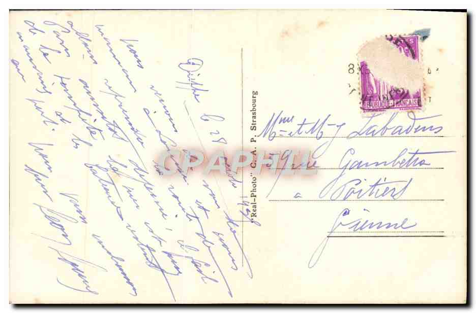 CPA Dieppe Vue generale de la plage — Rückseite