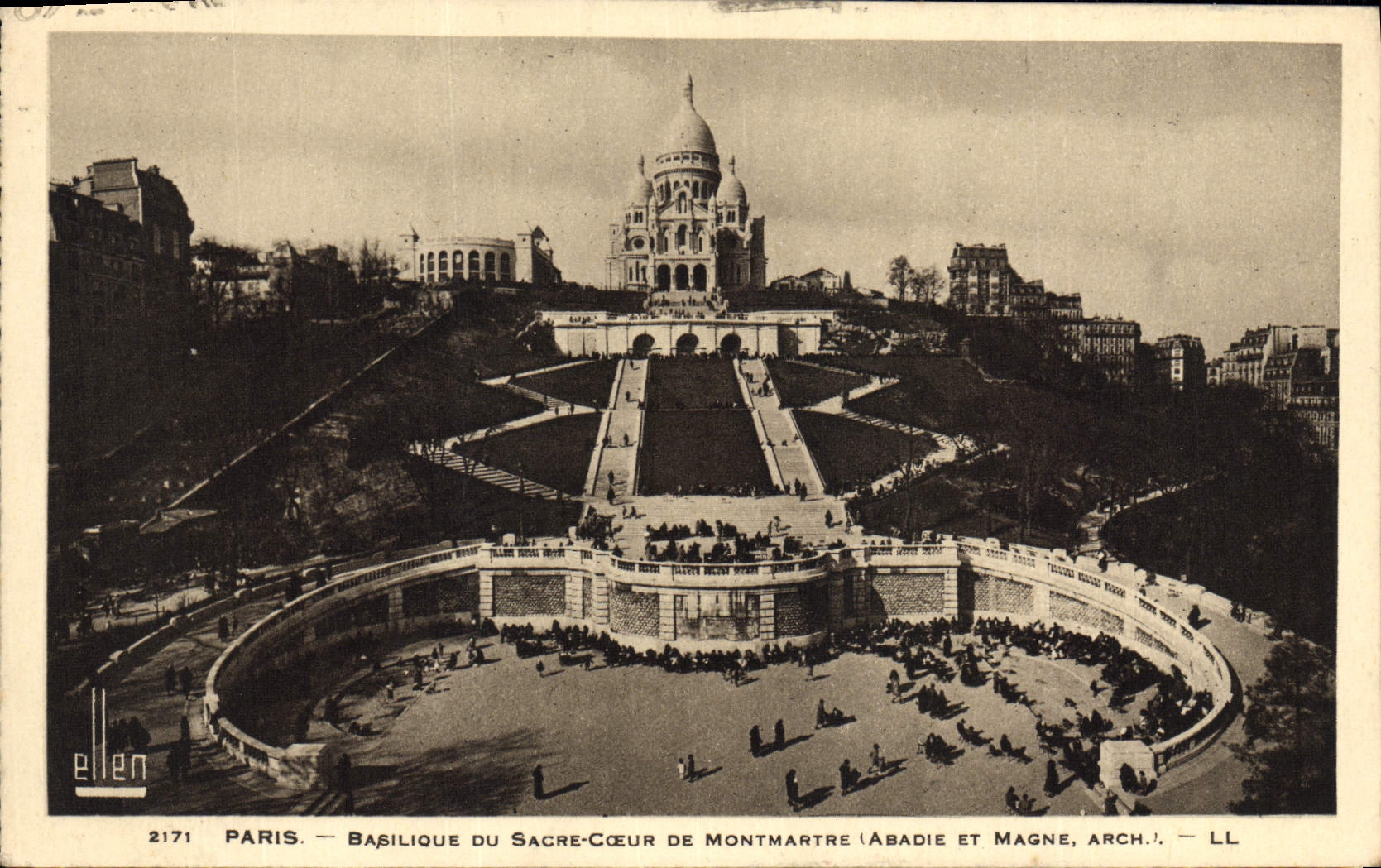 París — Basílica del Sagrado Corazón de Montmartre — Abadie y Magne, Arq. — LL