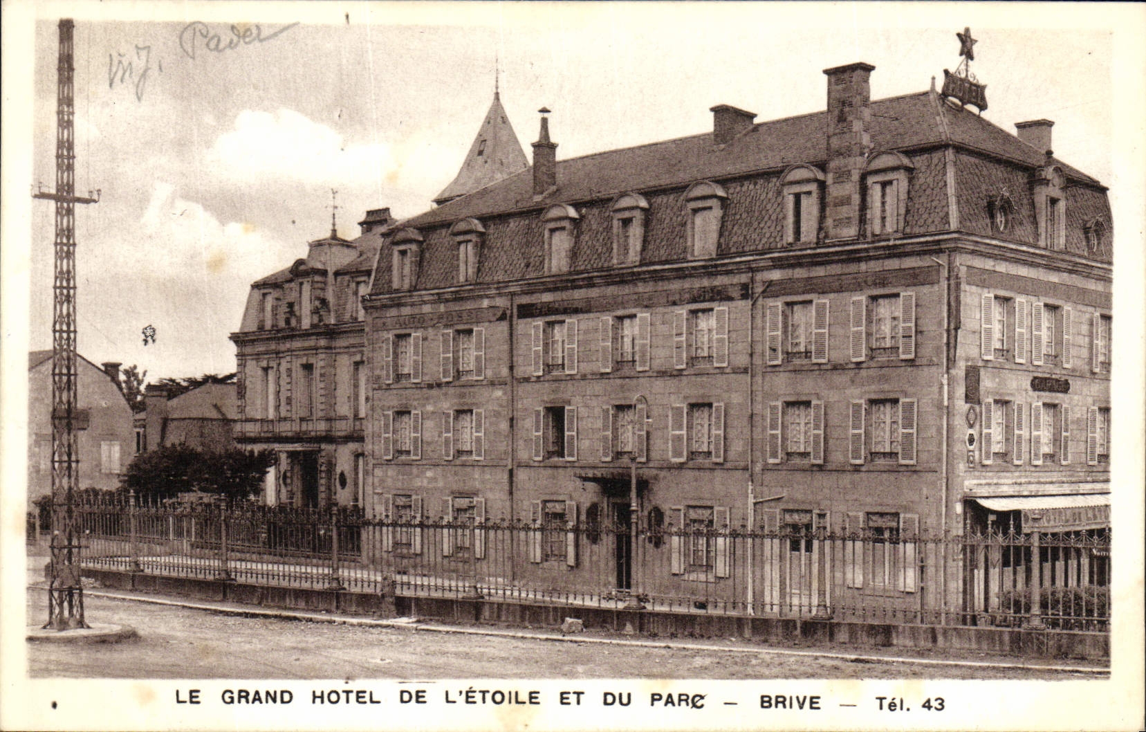 CPA Brive Le grand hotel de l'etoile et du parc