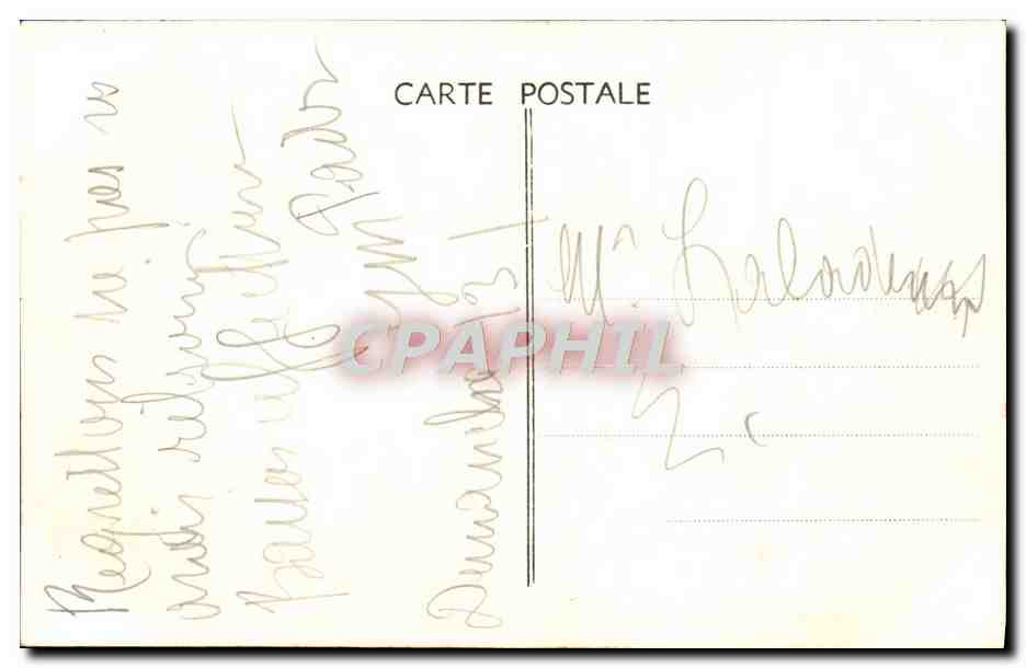 CPA Brive Le grand hotel de l'etoile et du parc — Back