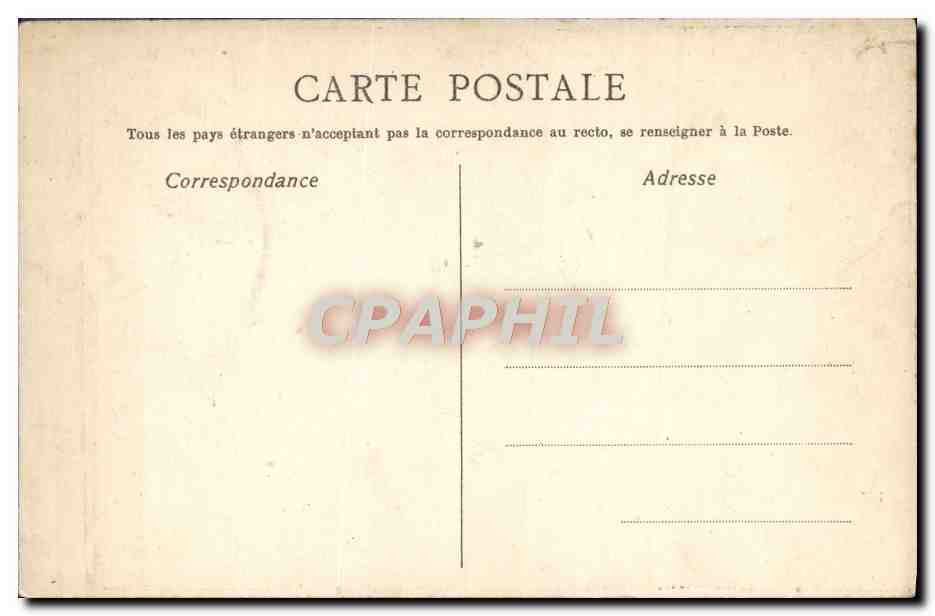 CPA Fantaisie Vous ne passerez pas Albert 1er Roi des Belges Militaria  — Rückseite