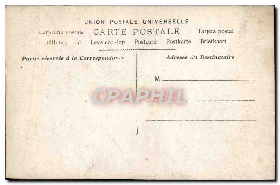 CPA Fantaisie Enfants — Rückseite
