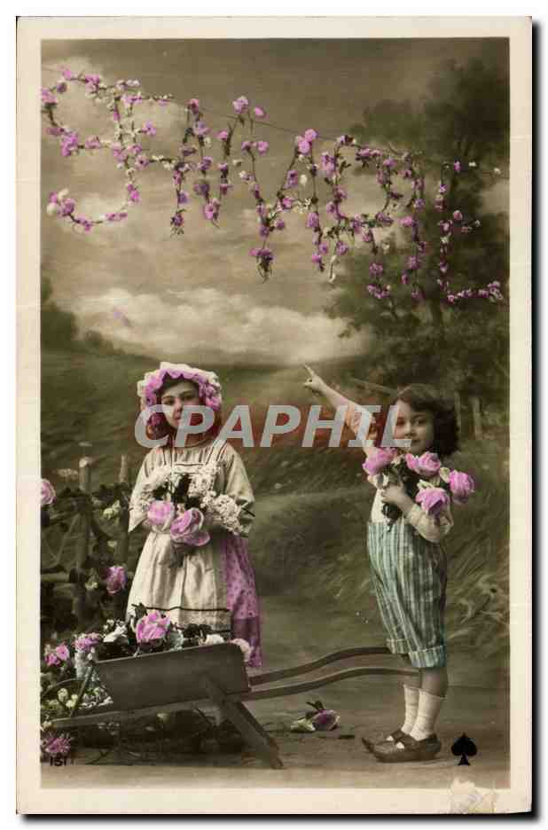 CPA Fantaisie Enfants Sainte Marie