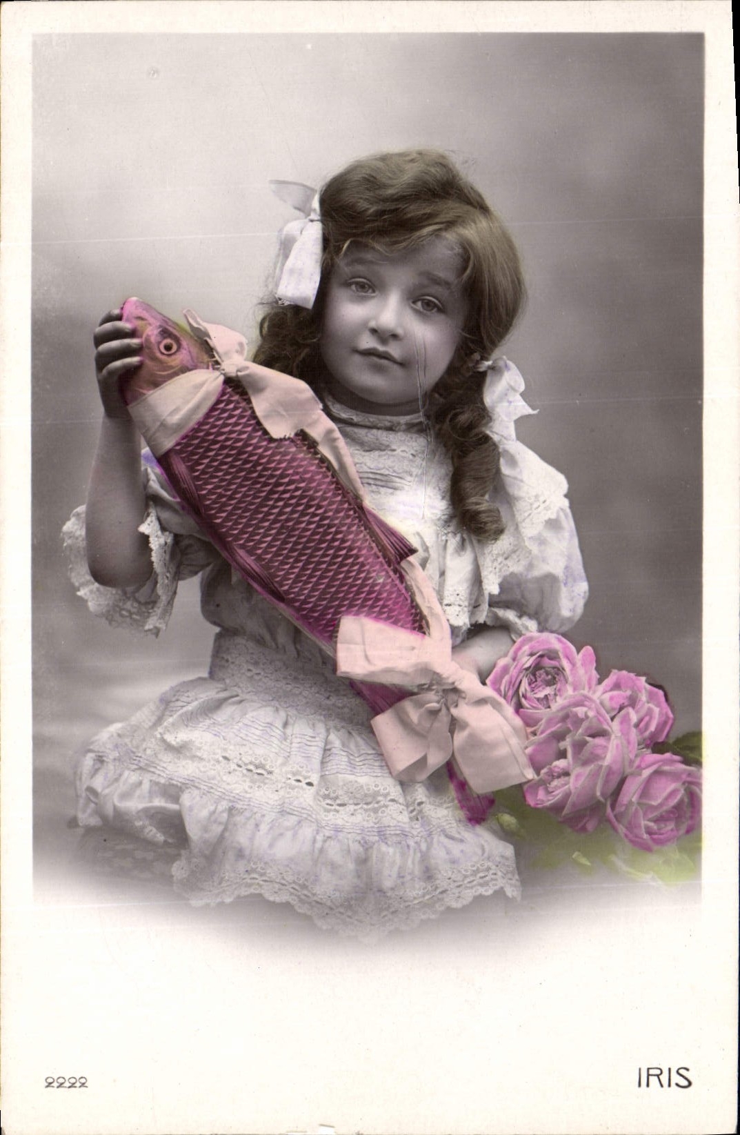 CPA Fantaisie Enfant Poisson