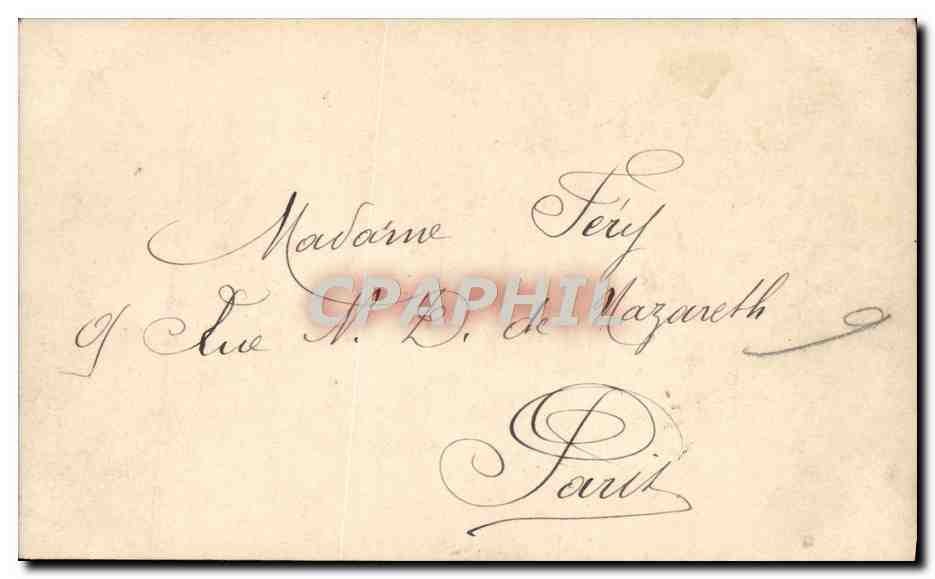 CPA Fantaisie Enfant — Verso