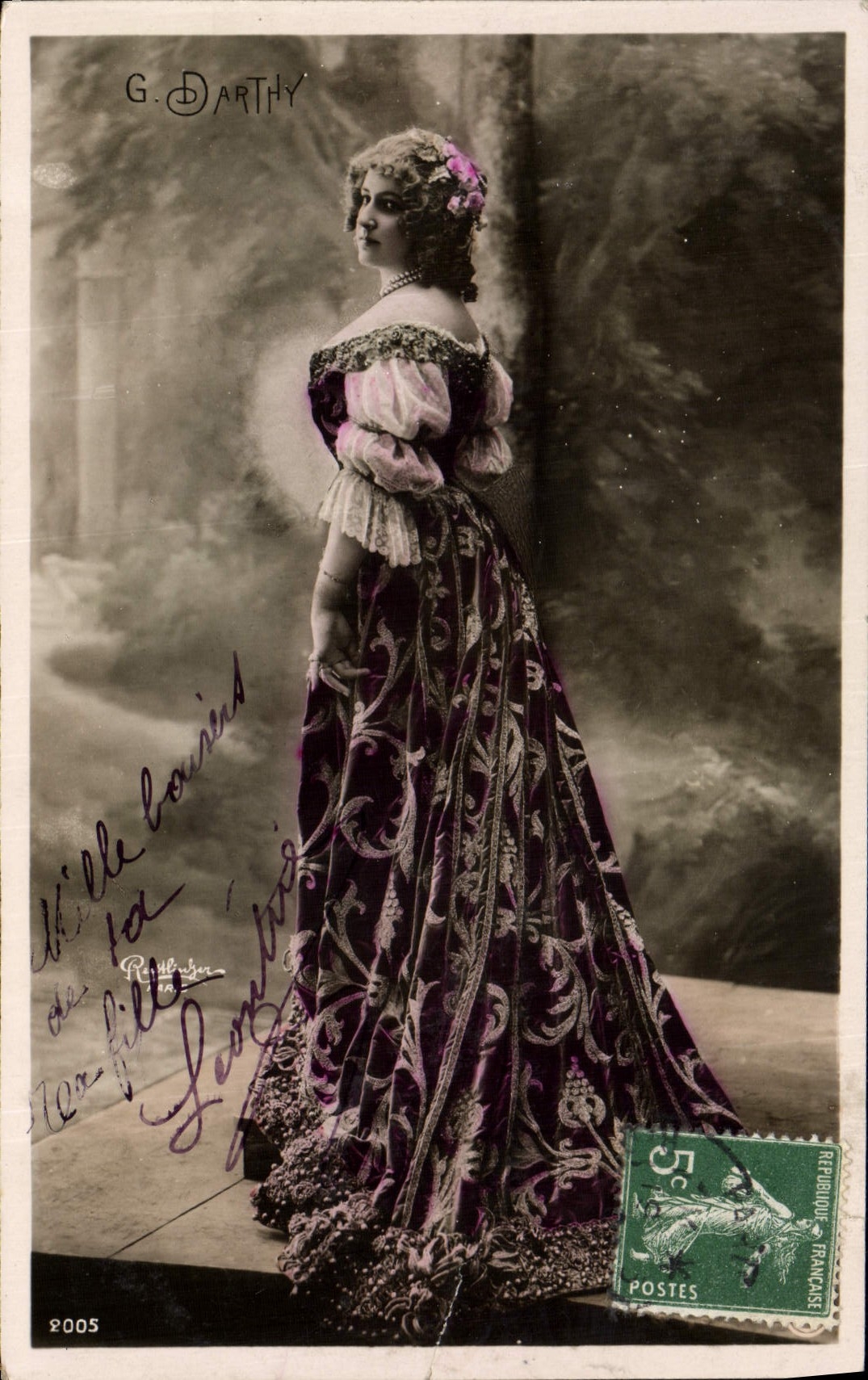 Miss Lourdes — G. Darthy — Fotograf Rue de l'Église