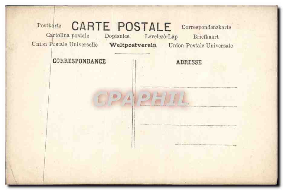 CPA Fantaisie Femme — Rückseite
