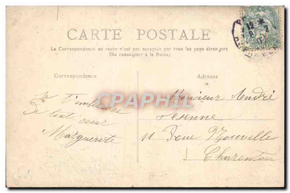 CPA Fantaisie Enfants La vie champetre L'echo  — Verso