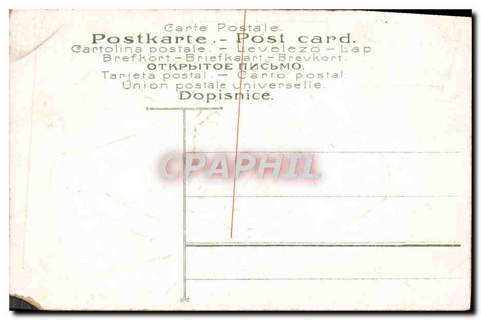 CPA Fantaisie Enfant — Rückseite