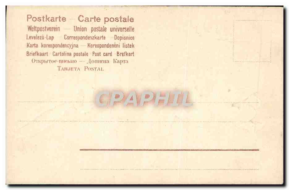 CPA Fantaisie Enfant Ange Fleurs  — Rückseite