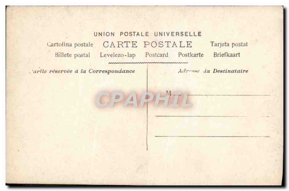 Jeune femme en robe bleu pâle — décor de jardin — éditeur CPAPHIL, n° 146 — Reverso
