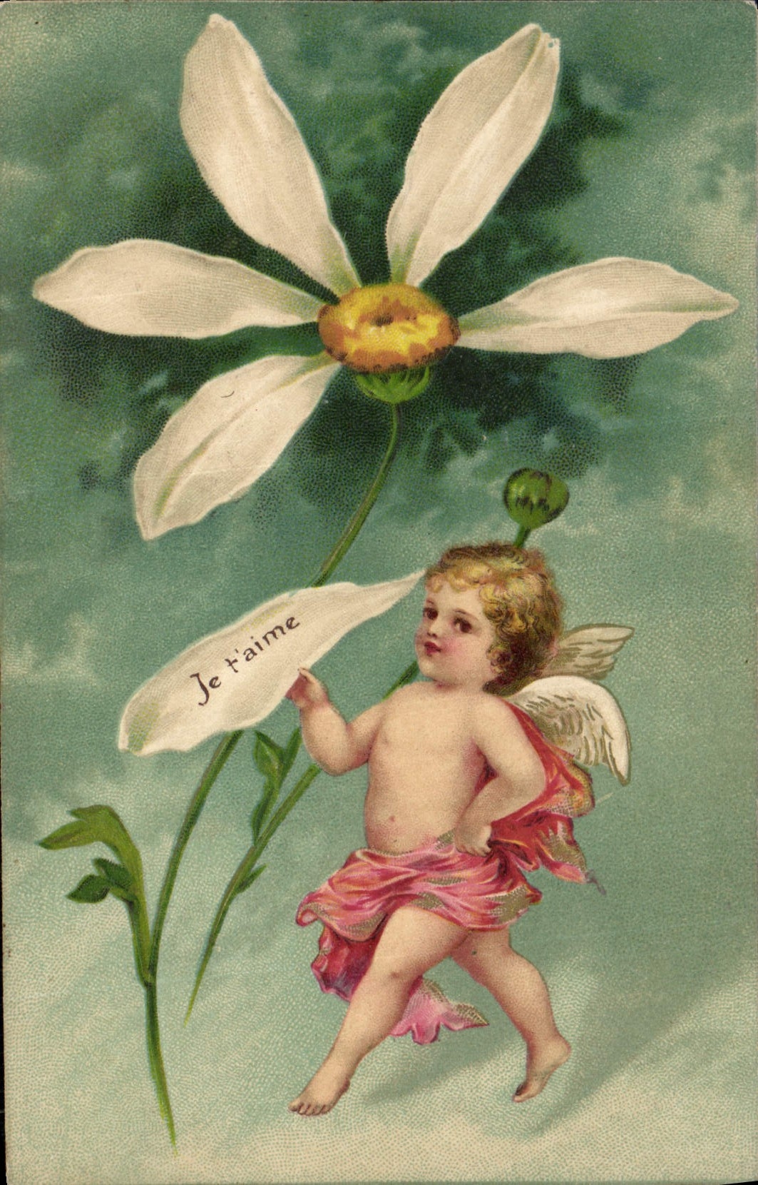 CPA Fantaisie Ange Enfant 