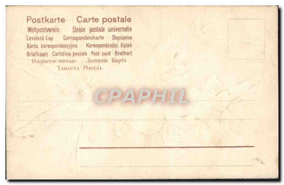 CPA Fantaisie Ange Enfant  — Rückseite