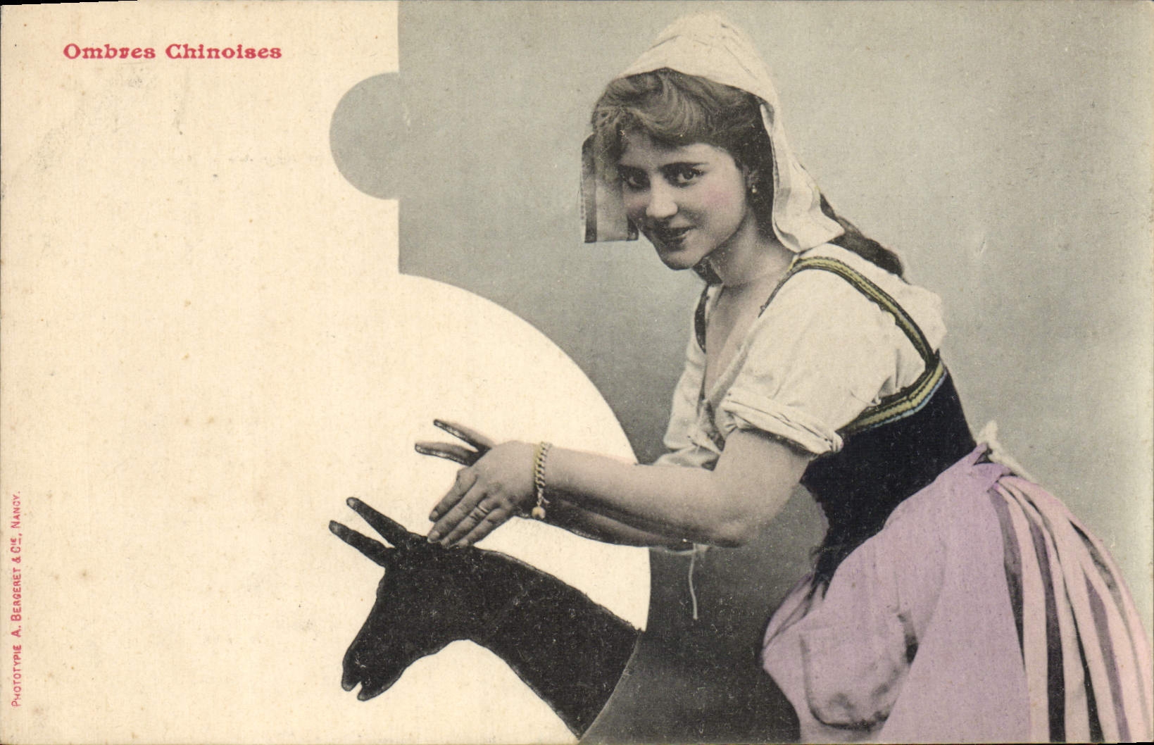 Ombres Chinoises — spectacle de marionnettes — Phototype A. Bensset & Cie, Nancy
