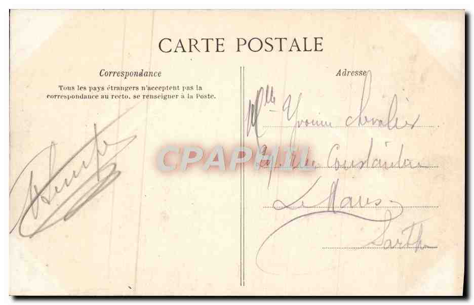 CPA La Normandie Lisieux Marche a la poterie  — Verso