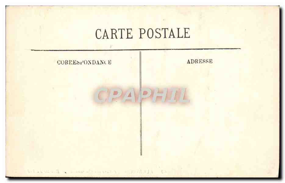 CPA Luchon Le Parc Des Quinconces Buvette du Pre — Rückseite