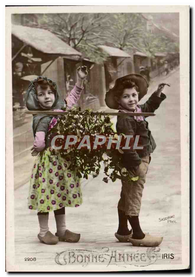 CPA Fantaisie Enfants Bonne Annee
