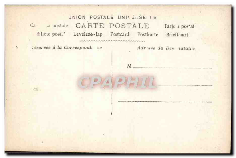 CPA Fantaisie Femme Heureuse Annee — Rückseite