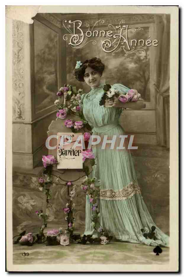 CPA Fantaisie Femme