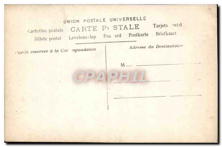 CPA Fantaisie Femme — Rückseite