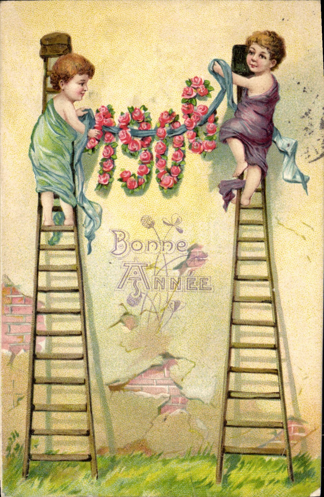 CPA Fantaisie Enfants Annee 1906