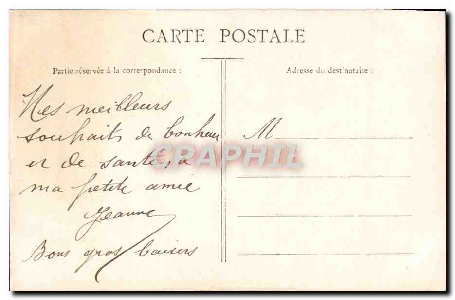 CPA Fantaisie Enfant — Rückseite