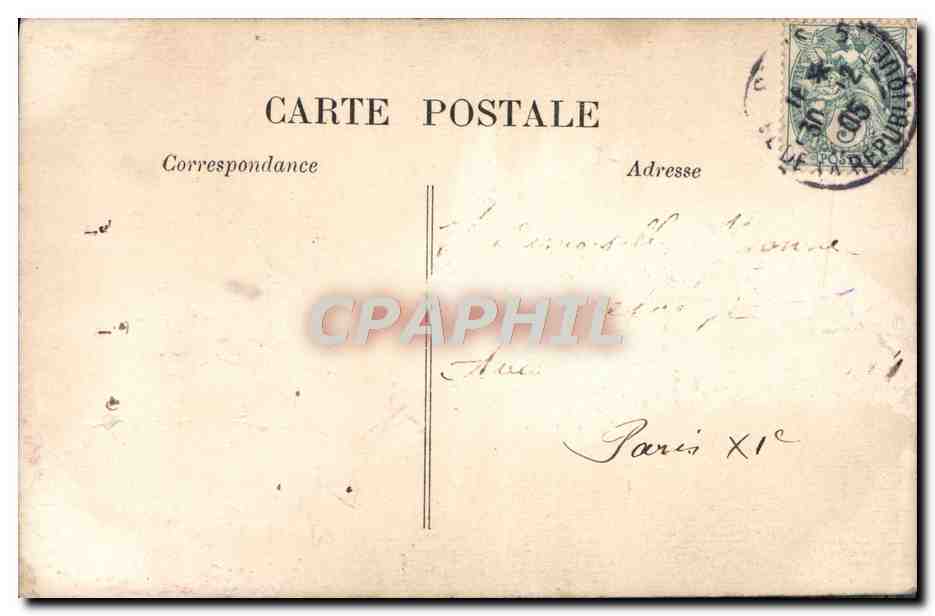 CPA Fantaisie Enfant — Back