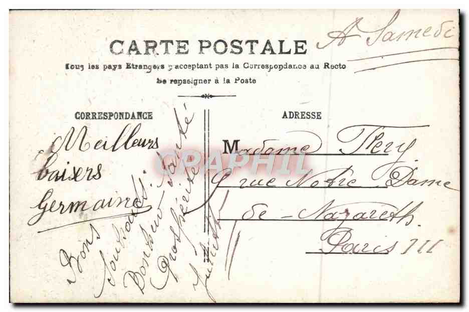 CPA Fantaisie Enfant — Rückseite