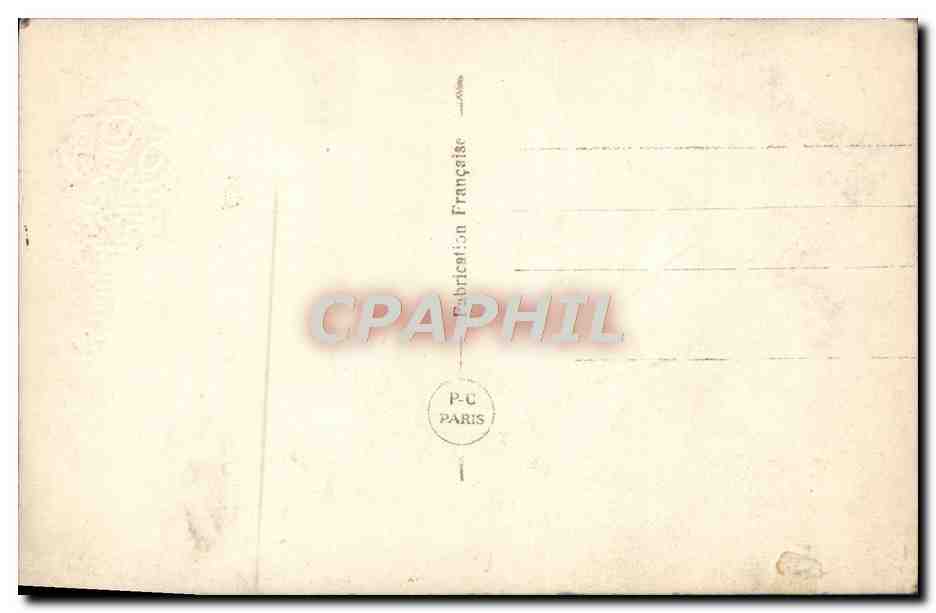 CPA Fantaisie Femme — Verso