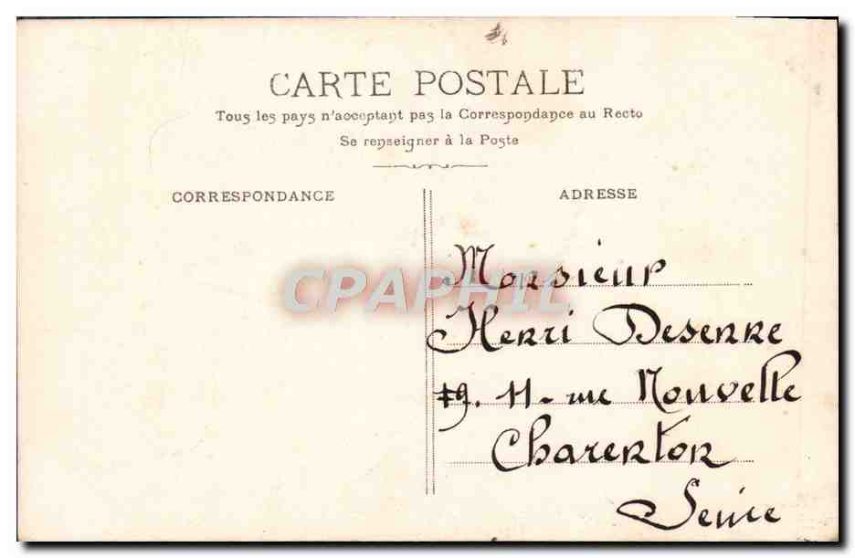 CPA Fantaisie Enfants Marins 1er Avril — Rückseite