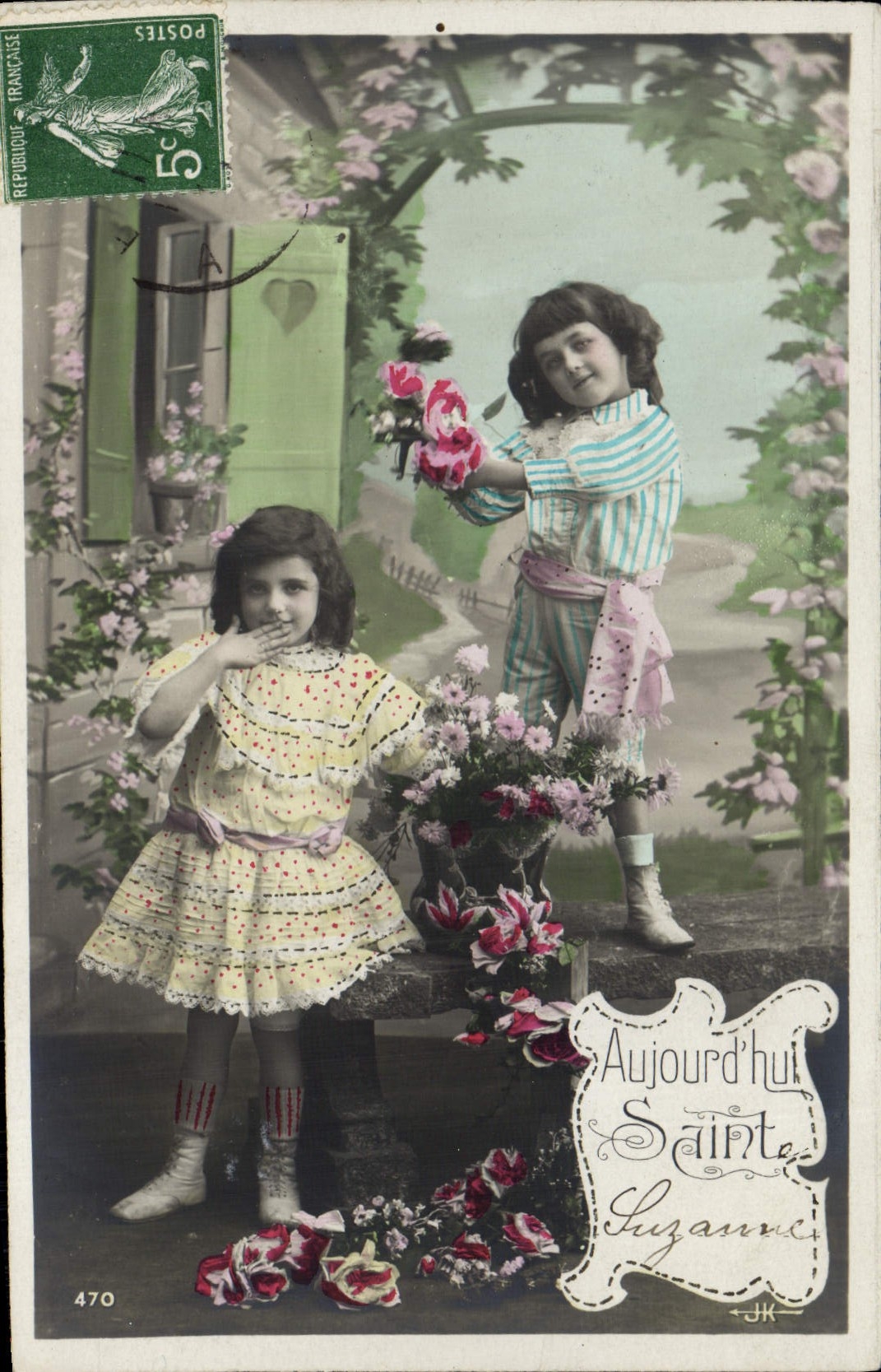 CPA Fantaisie Enfants Aujourdhui Sainte Suzanne