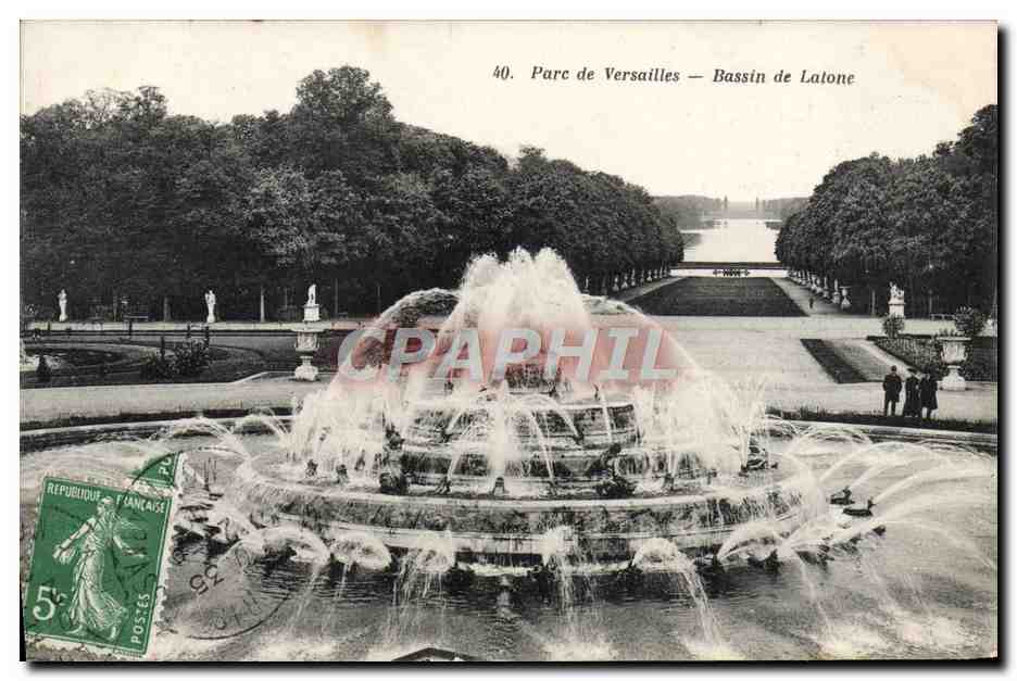 CPA Parc De Versailles Bassin De Latone