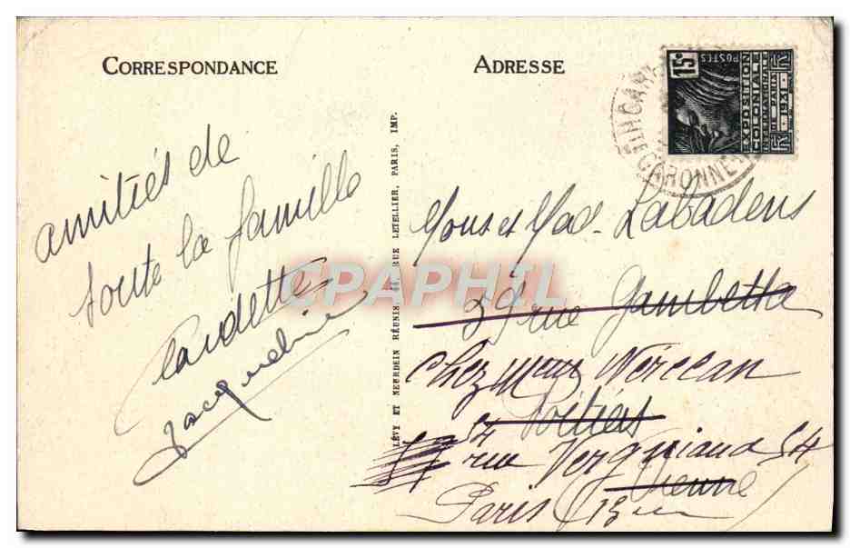 CPA Toulouse Donjon Du Capitole — Verso