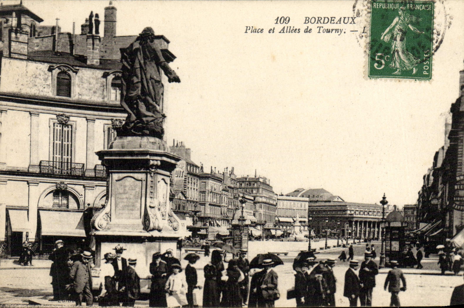Place et Allées de Tourny — Bordeaux — Lévy Fils & Cie, Paris, n°109