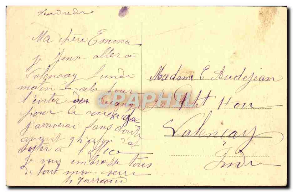 Le Marais Poitevin - La Grande Rigole à Coulon — Collection Max Ménard, Niort — Rückseite