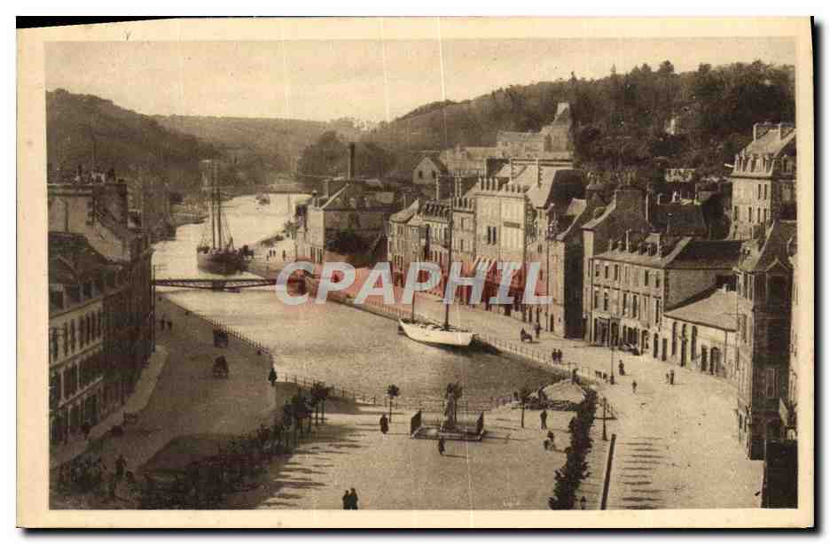 CPA Morlaix Vue Prise Du Viaduc