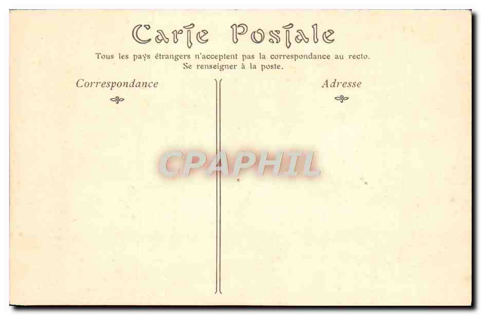 CPA Menton La Promenade Du Midi — Rückseite