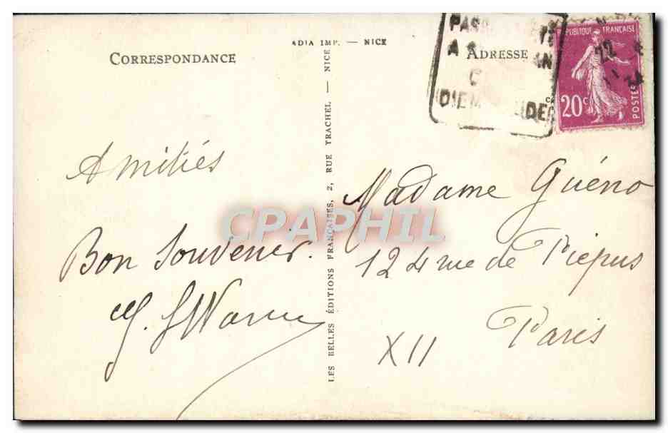 CPA Le Mont Saint Michel — Verso