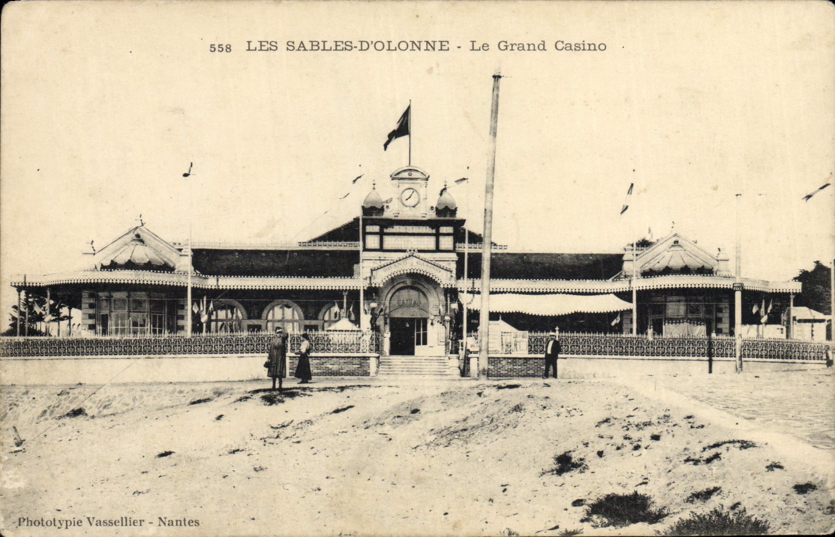 Les Sables-d'Olonne - Der Grand Casino — Phototypie Vassellier - Nantes, n°558