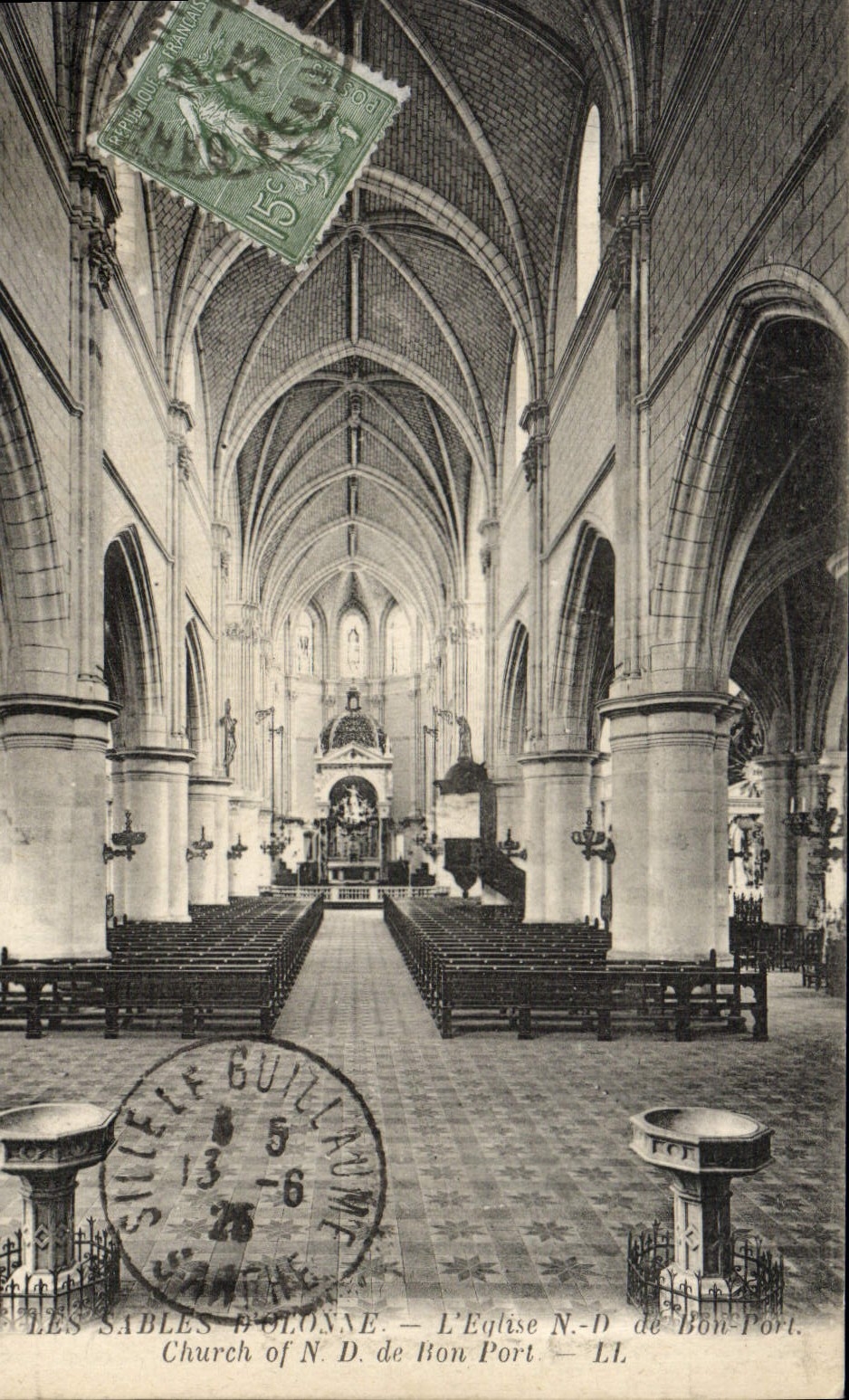 Les Sables-d'Olonne — L'Église N.-D. de Bon-Port — LL.