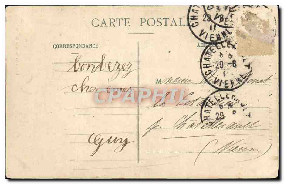 Les Sables-d'Olonne - La Roche Tremblante — Édition des Nouvelles Galeries, N° 150 — Verso
