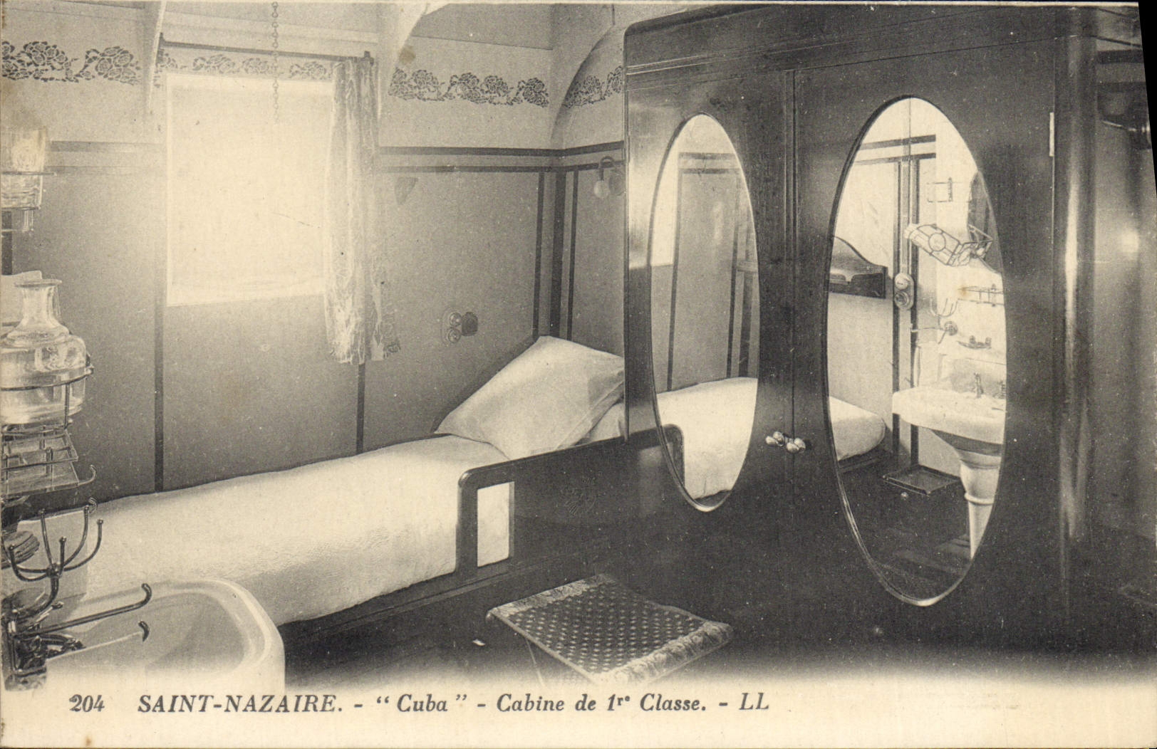 Saint-Nazaire - 'Cuba' - Cabine de 1re Classe - LL