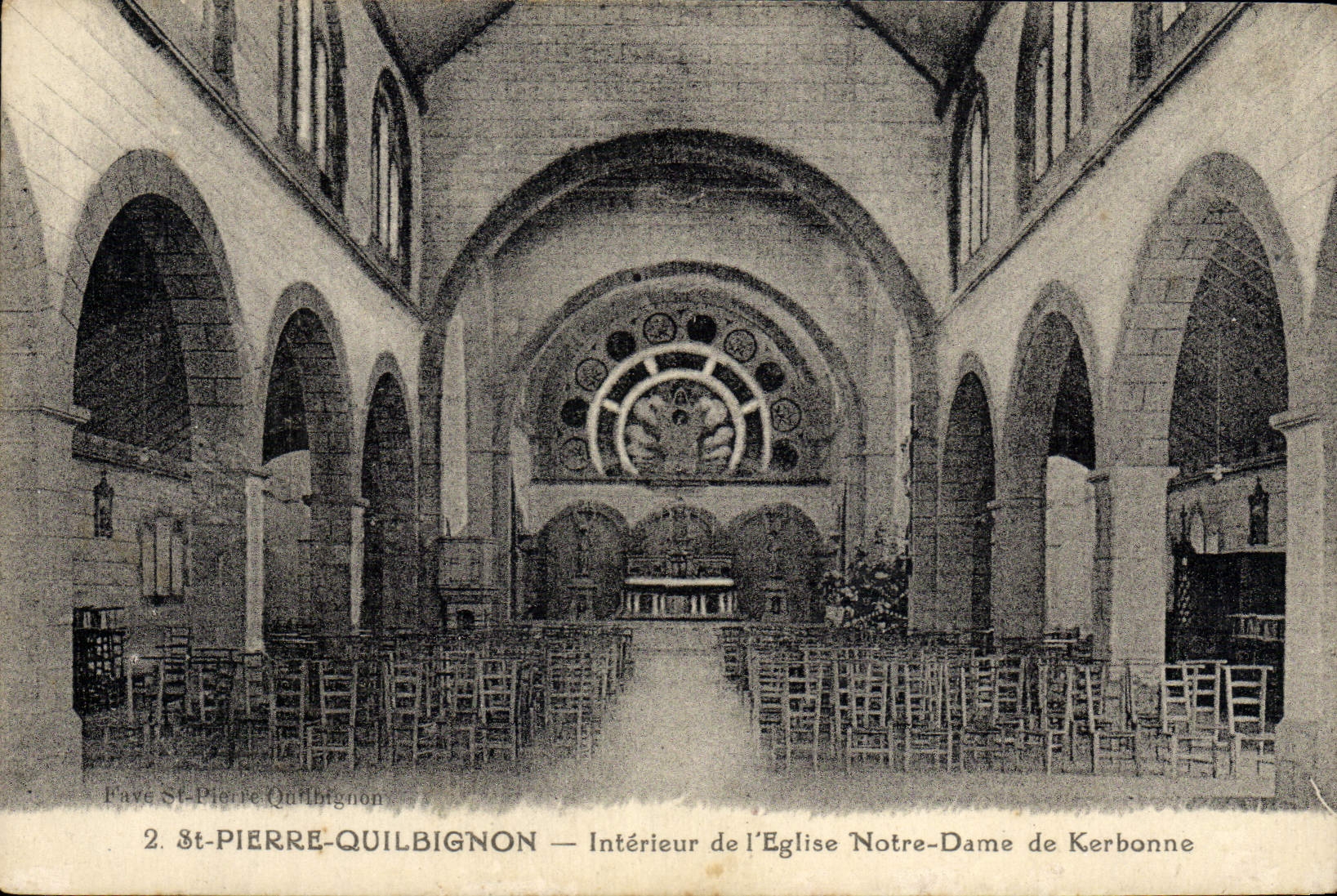 St-Pierre-Quilbignon — Intérieur de l'Église Notre-Dame de Kerbonne