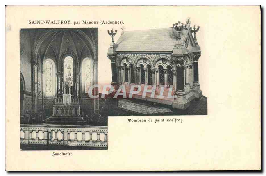 CPA Saint Walfroy Par Margut Sanctuaire Tombeau de Saint Walfroy 